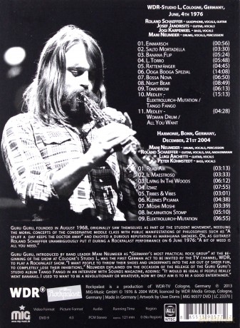 Guru Guru: Live At Rockpalast (digipack) [DVD]