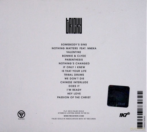 Tricky: False Idols (digipack) [CD]