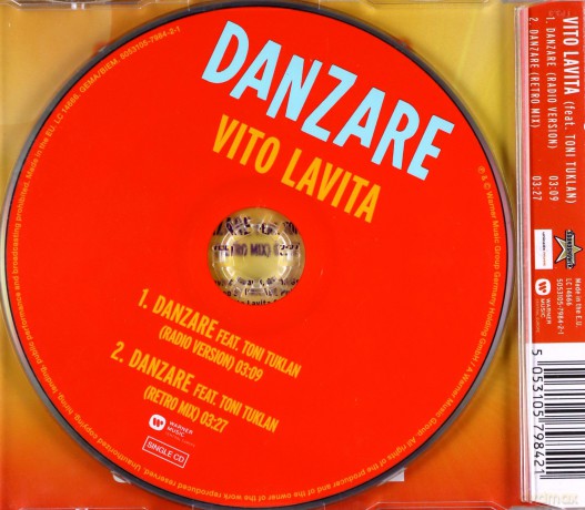 Vito Lavita Feat. Toni Tuklan: Danzare (2track) [CD]
