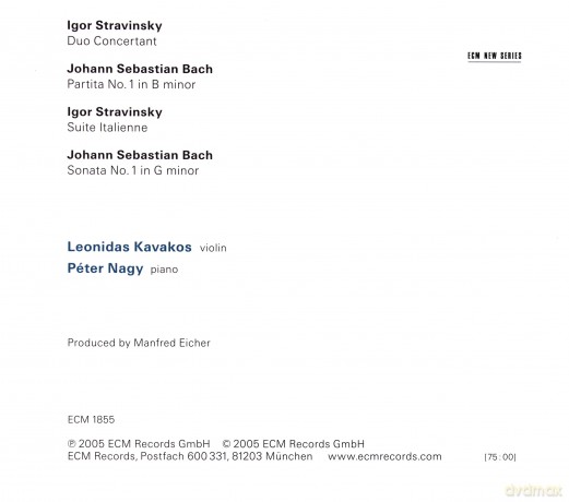 Leonidas Kavakos: Stravinsky/Bach [CD]