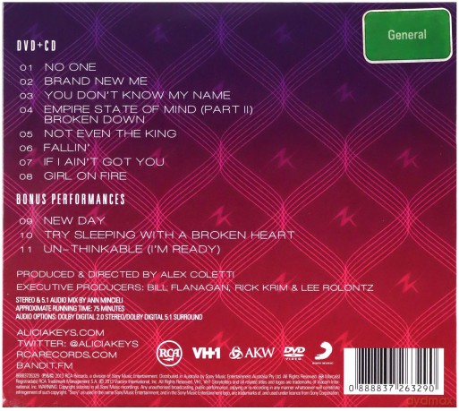 Alicia Keys: Alicia Keys - Vh1 Storytellers (ecopack) [DVD]+[CD]