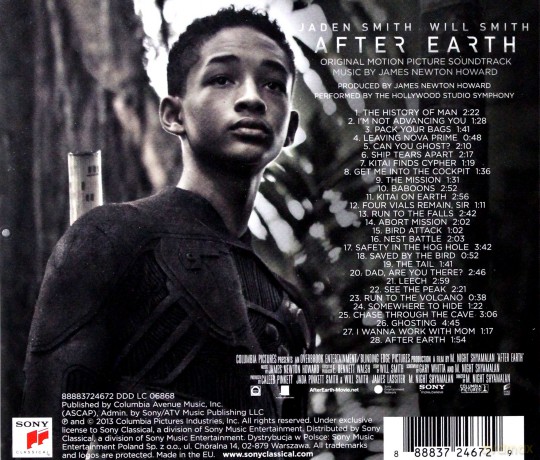 After Earth soundtrack (1000 Lat Po Ziemii) (James Newton Howard) [CD]