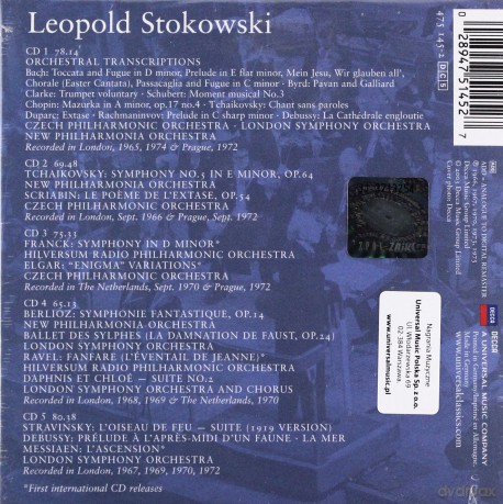 Leopold  Stokowski: Decca Recordings 1965-1972 [5CD]