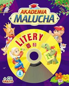 Akademia malucha. Litery - Kozłowska Urszula [KSIĄŻKA]+[CD]
