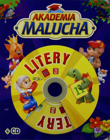Akademia malucha. Litery - Kozłowska Urszula [KSIĄŻKA]+[CD]