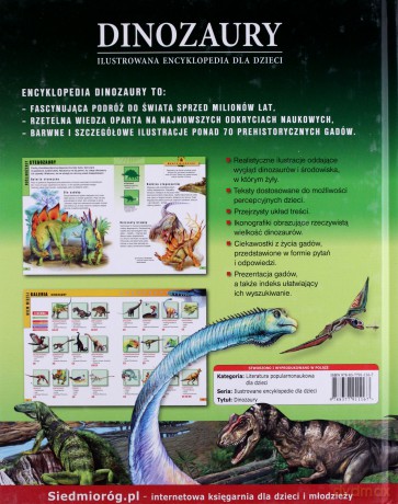 Dinozaury - Ilustrowana encyklopedia dla dzieci [KSIĄŻKA]