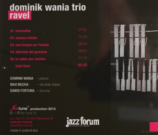 Dominik Trio Wania: Ravel [CD]