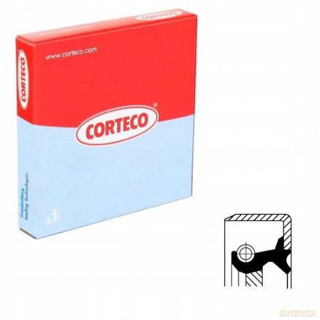 Corteco 12011433B Pierścień uszczelniający wału, wał skrzyni biegów Iveco