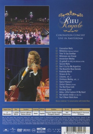 Andre Rieu: Rieu Royale [DVD]