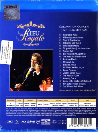 Andre Rieu: Rieu Royale [Blu-Ray]