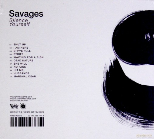 Savages: Silence Yourself (digipack) [CD]
