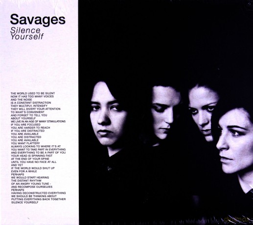 Savages: Silence Yourself (digipack) [CD]