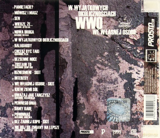 WWO: We Własnej Osobie [CD]