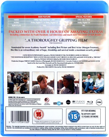 The Shawshank Redemption (Skazani na Shawshank) [Blu-Ray]