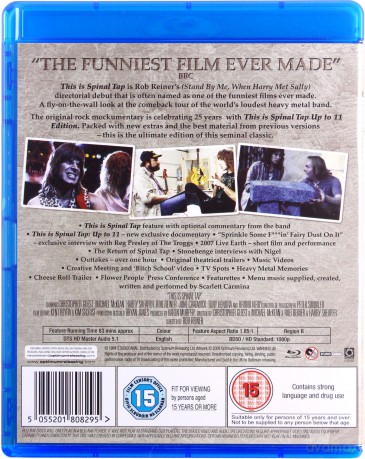 This Is Spinal Tap (Oto Spinal Tap) [Blu-Ray]