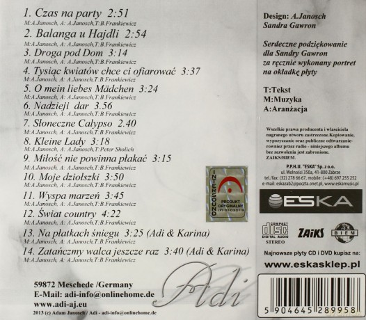 Adi: Czas na party [CD]