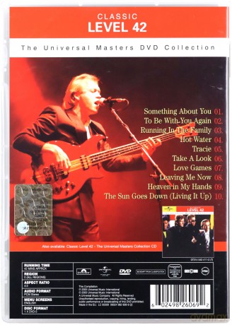 Level 42: Masters Dvd Collection-Classics  [DVD]