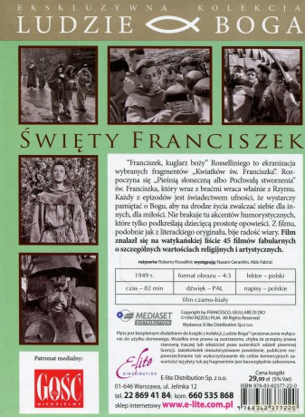 Św. Franciszek - Kuglarz Boży (Ludzie Boga) (booklet) [DVD]