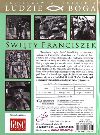 Św. Franciszek - Kuglarz Boży (Ludzie Boga) (booklet) [DVD]