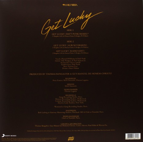 Daft Punk: Get Lucky (Single) [Winyl]