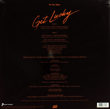 Daft Punk: Get Lucky (Single) [Winyl]