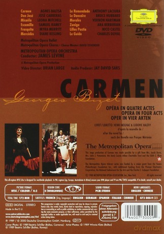 Levine, The Metropolitan Opera: Bizet: Carmen [DVD]