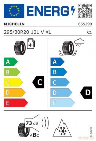 Michelin Pilot Alpin PA4 295/30R20 101 V przyczepność na śniegu (3PMSF), rant ochronny, wzmocnienie (XL) N1 - Porsche