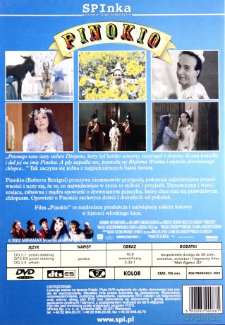 Pinokio [DVD]