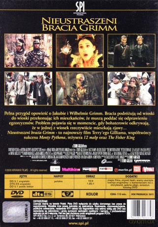 Nieustraszeni Bracia Grimm [DVD]