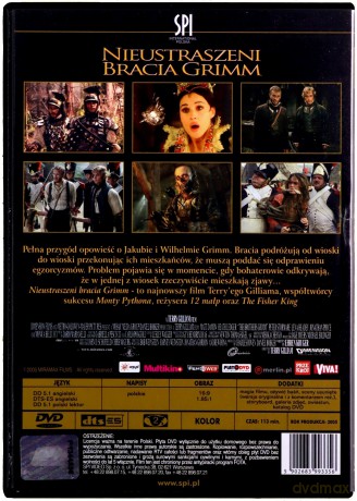 Nieustraszeni Bracia Grimm [DVD]
