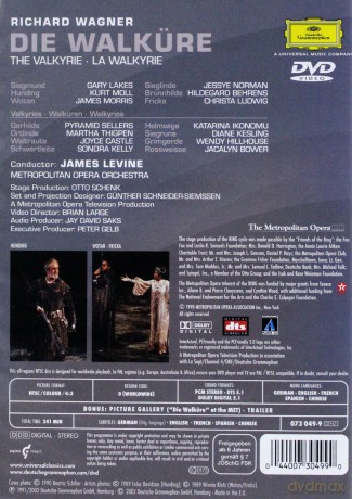Levine, The Metropolitan Opera: Wagner: Die Walkure 2dvd [2DVD]