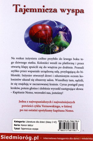 Tajemnicza wyspa - Juliusz Verne [KSIĄŻKA]