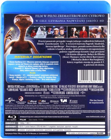 E.T. Wydanie Jubileuszowe [Blu-Ray]