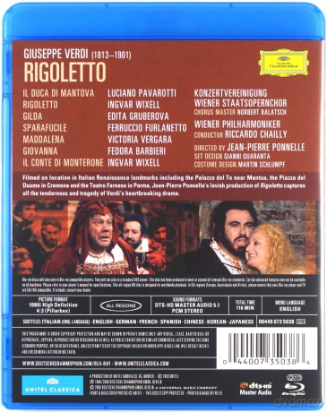 Luciano Pavarotti: Verdi:Rigoletto [Blu-Ray]