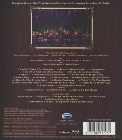 The Doobie Brothers: Live At Wolf Trap [Blu-Ray]