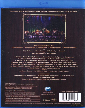 The Doobie Brothers: Live At Wolf Trap [Blu-Ray]