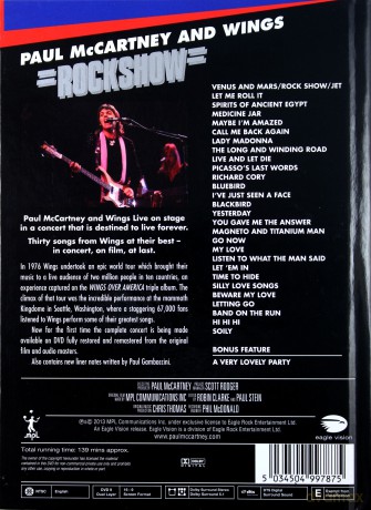 Paul Mccartney And Wings: Rockshow [DVD]