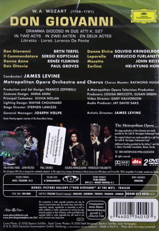 Levine,The Metropolitan Opera: Mozart:Don Giovanni [2DVD]