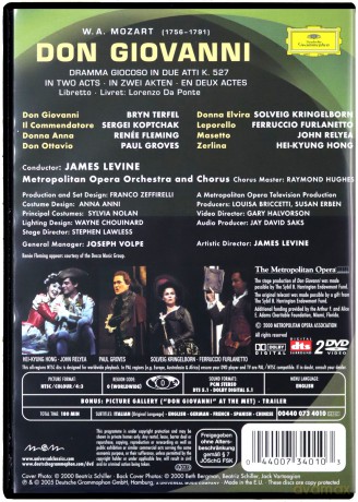 Levine,The Metropolitan Opera: Mozart:Don Giovanni [2DVD]