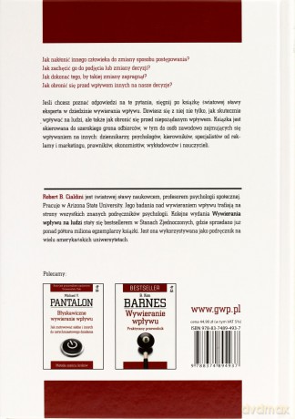 Wywieranie wpływu na ludzi. Teoria i praktyka (Wyd.2013) - Cialdini Robert [KSIĄŻKA]