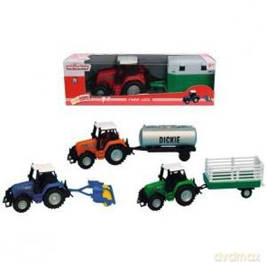 MAJORETTE Traktor z przyczepą [ZABAWKA]