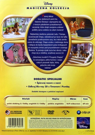 Zakochany kundel 2: Przygody Chapsa (Magiczna Kolekcja) [DVD]