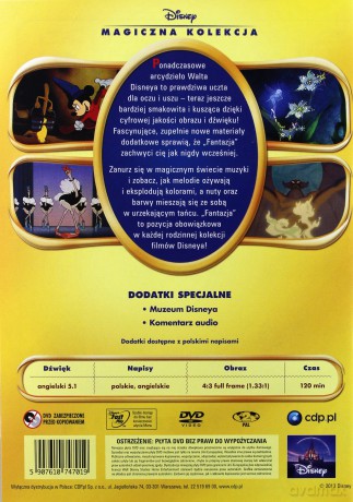Fantazja (Magiczna Kolekcja) (Disney) [DVD]
