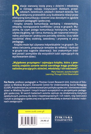 Komunikacja w pracy z dziećmi i młodzieżą  - Pat Petrie [KSIĄŻKA]