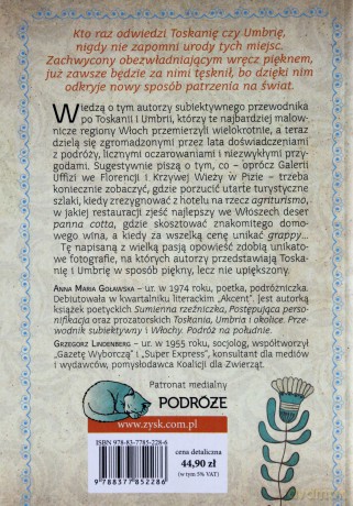 Toskania i Umbria. Przewodnik subiektywny [KSIĄŻKA]