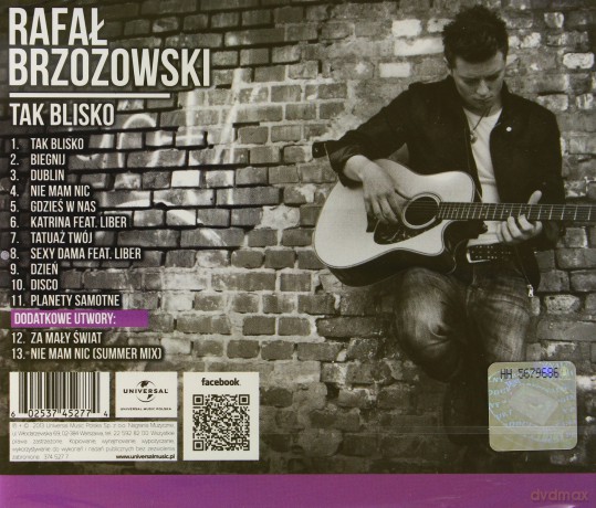 Rafał Brzozowski: Tak Blisko + bonus [CD]