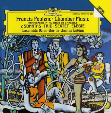 Levine: Poulenc:Trio+Clar Son+Fl Son [CD]