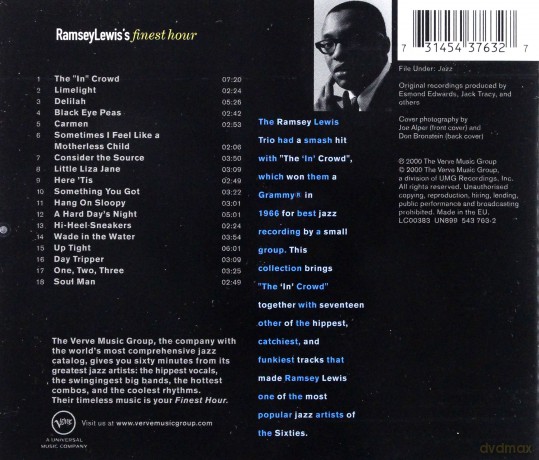 Lewis Ramsey: Finest Hour [CD]