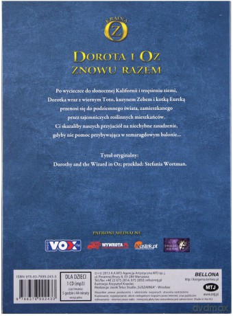 Dorota i Oz znowu razem - L. Frank Baum (digipack) [AUDIOBOOK] [CD]