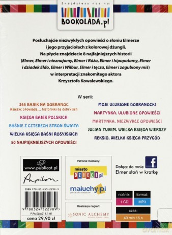 Elmer przygody w kratkę - David Mckee (digipack) [AUDIOBOOK] [CD]